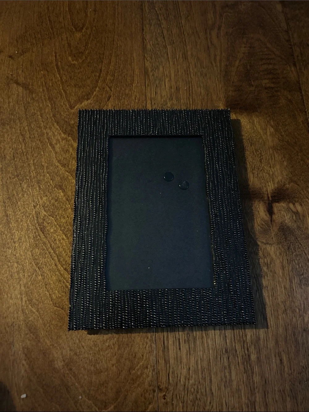 Isaac Mizrahi New York Black Beaded Photo Frame